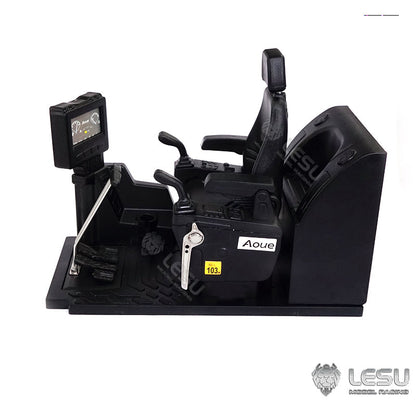 TOUCAN RC HOBBY Cabin Decorative Seat Steering Wheel for LESU 1/14 RC Hydraulic Excavator ET30H AC360 C374 Construction Vehicles