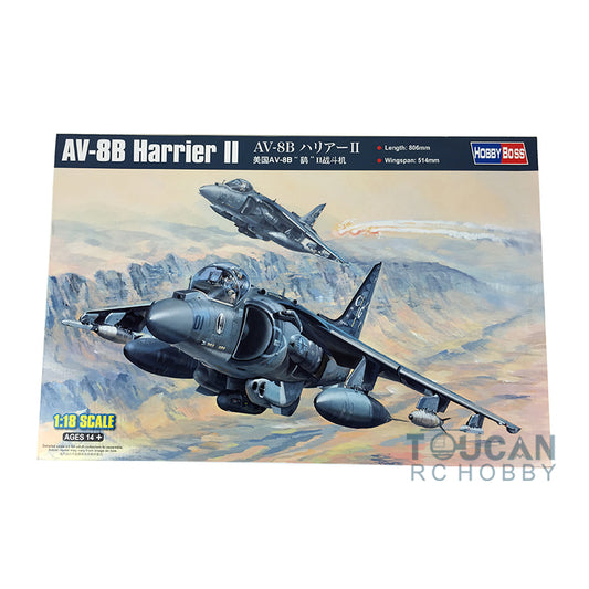 TOUCAN RC HOBBY Trumpeter US Stock Hobby Boss 81804 1/18 AV-8B Harrier II Fighter Warcraft Model Military Aircraft