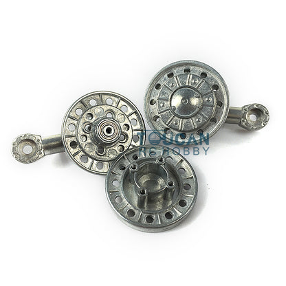 TOUCAN RC HOBBY Spare Parts Metal Idlers Sprockets Road Wheels Tracks for Heng Long 1/16 Scale Soviet KV-1 RC Tank 3878 Replacement