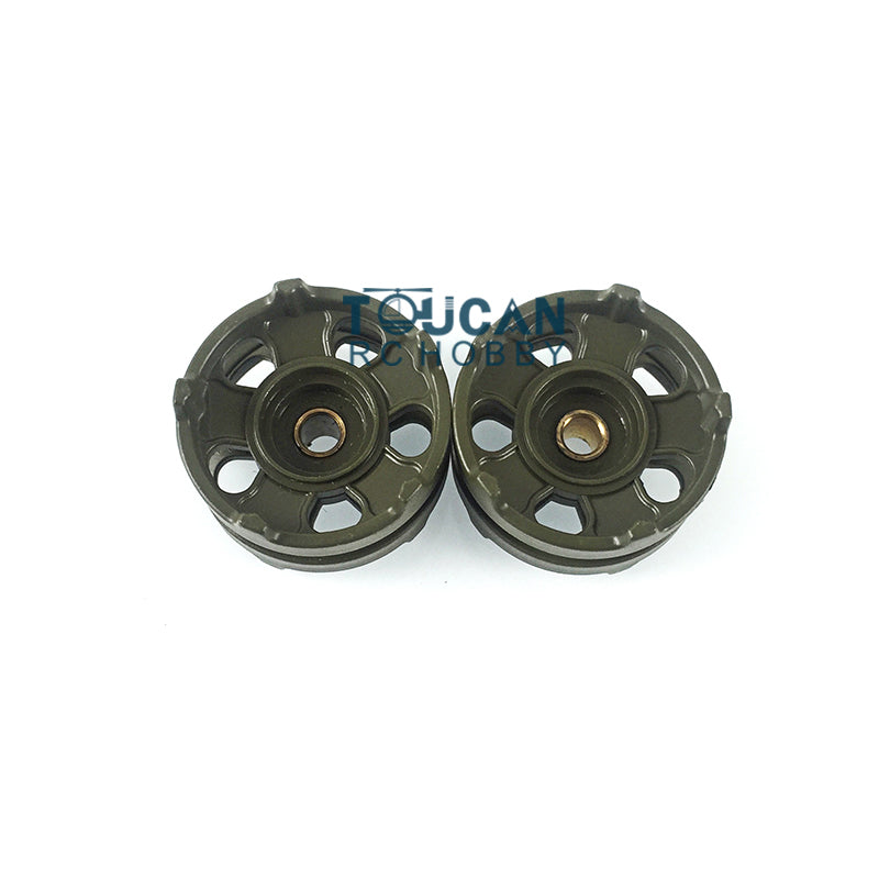 TOUCAN RC HOBBY Heng Long 1/16 Scale Idler Sproket Road Wheels Red Eye Decoration Plastic Parts Bag for Russian T72 Remote Control RC Tank 3939 Parts