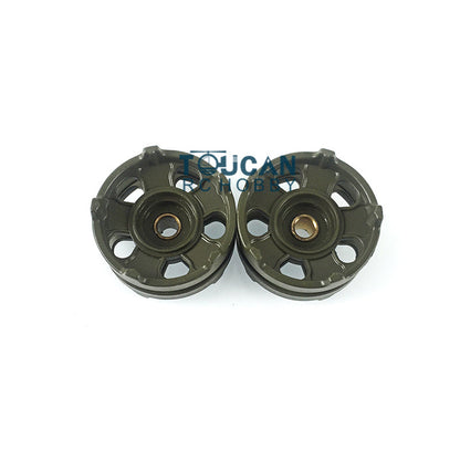 TOUCAN RC HOBBY Heng Long 1/16 Scale Idler Sproket Road Wheels Red Eye Decoration Plastic Parts Bag for Russian T72 Remote Control RC Tank 3939 Parts