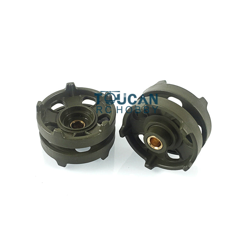 TOUCAN RC HOBBY Heng Long 1/16 Scale Idler Sproket Road Wheels Red Eye Decoration Plastic Parts Bag for Russian T72 Remote Control RC Tank 3939 Parts