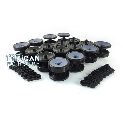 TOUCAN RC HOBBY Heng Long 1/16 Scale German Tiger I RC Tank 3818 Sticker Plastic Mudguard Parts Bag Idler Sprocket Track Road Wheel Rear Panel