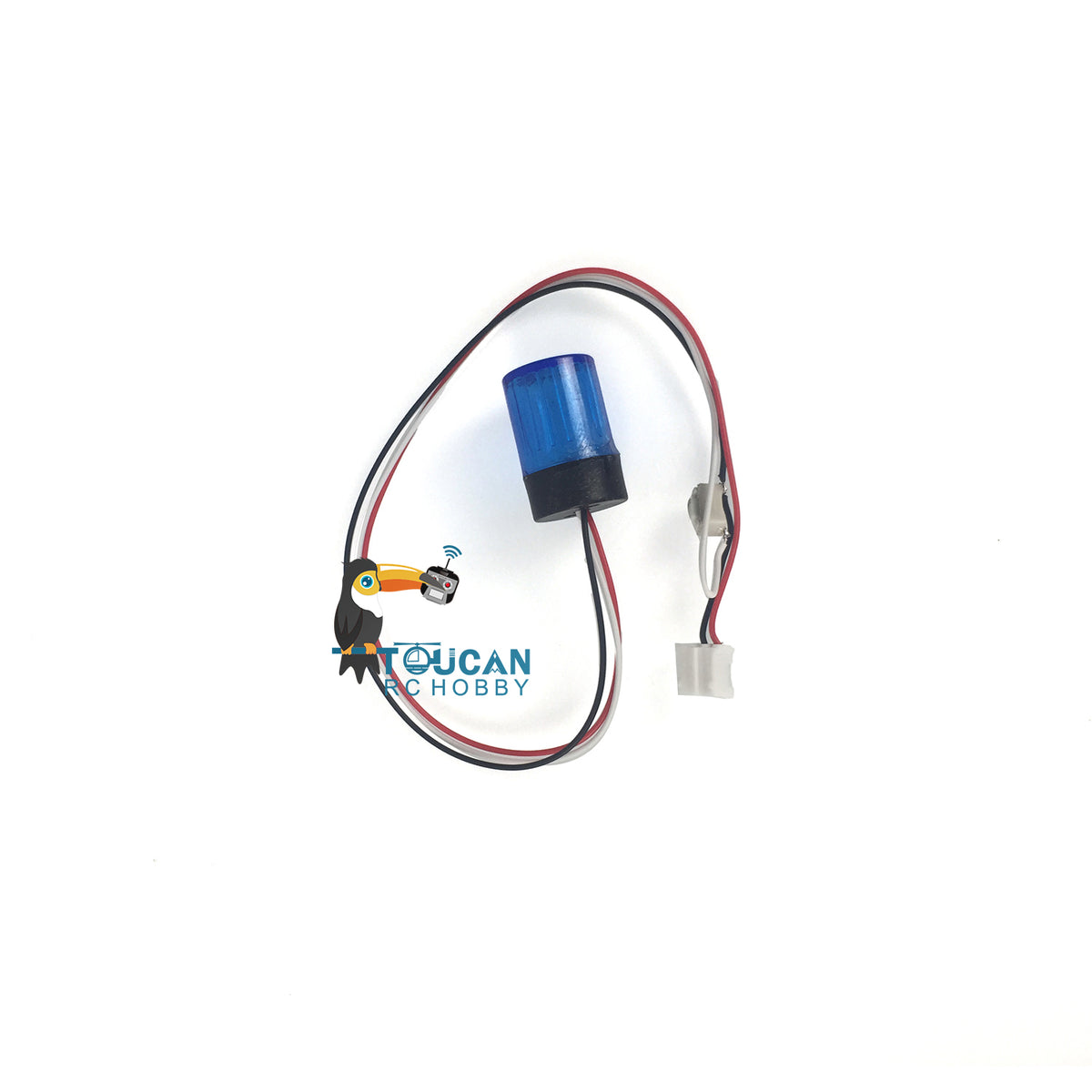 TOUCAN RC HOBBY Heng Long LED Flashing Warning Light Caution Lamp Support Rod Wire for 1/16 RC Tank DIY 1/14 RC Truck Car Model