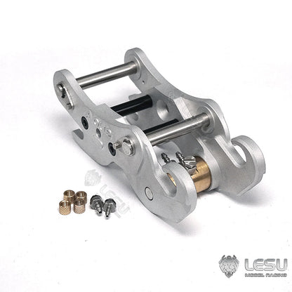 TOUCAN RC HOBBY Metal Tiltable Bucket Grab Grapple Quick Detachable Fixed Mount Crusher for 1/14 LESU Aoue ET35 RC Hydraulic Excavator Model