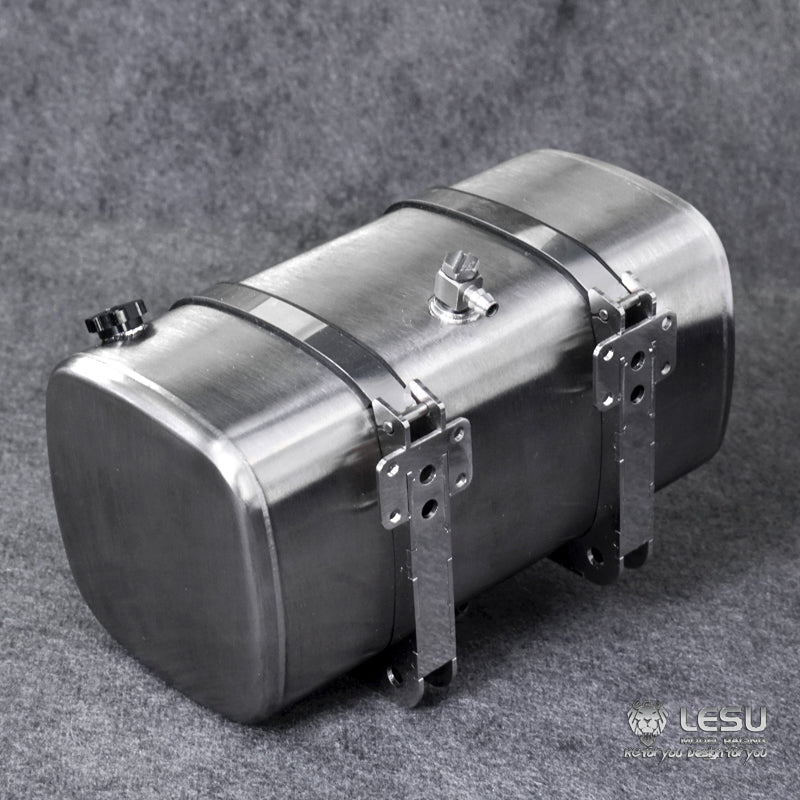 TOUCAN RC HOBBY LESU Metal Simulated Oil Tank Left Right Decoration Parts for 1/14 DIY RC Tractor Radio Controlled Truck Model