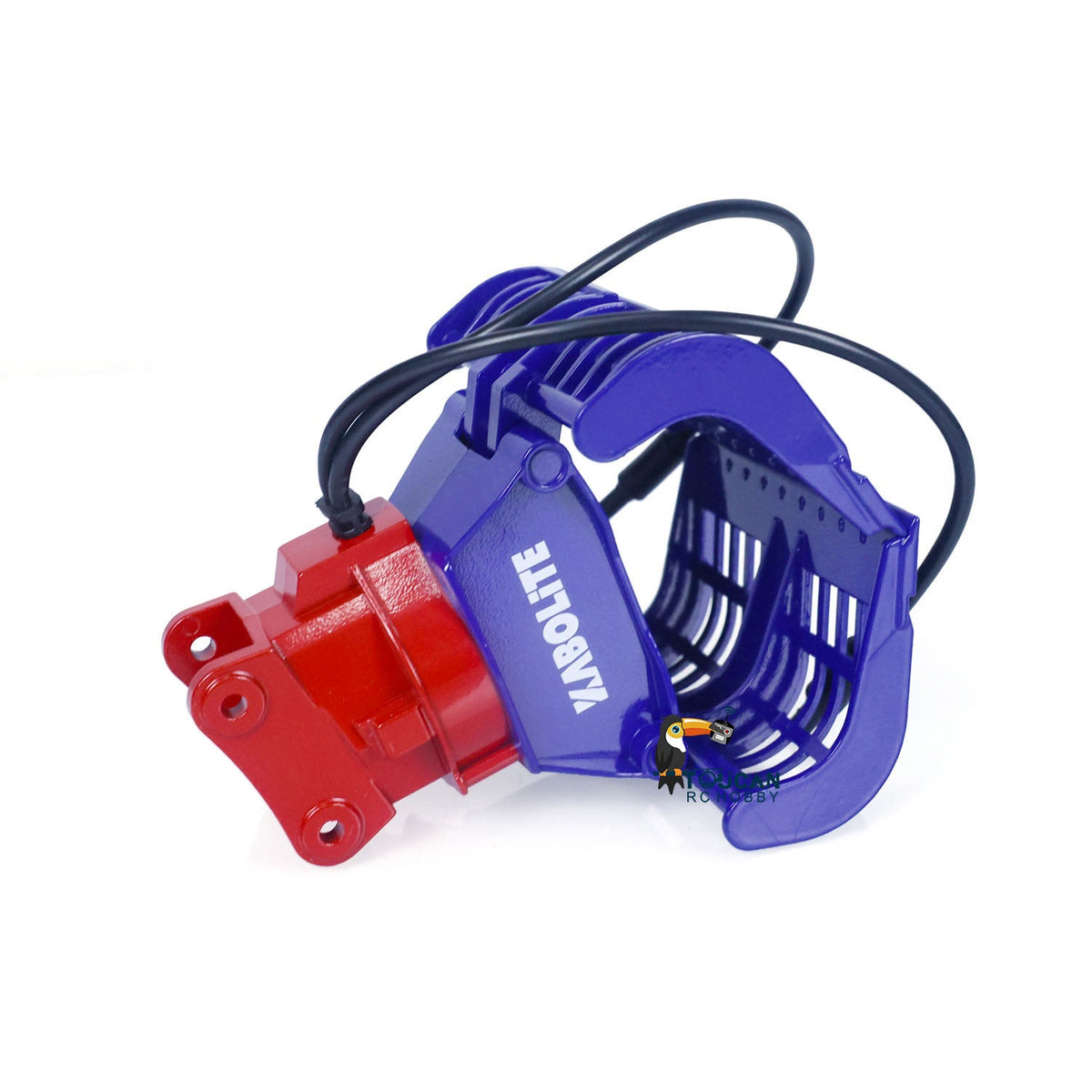 TOUCAN RC HOBBY Kabolite Metal Rippers Electric Claw Hammer Quick Release for 1/18 K961-100S Hydraulic RC Excavator Remote Control Digger DIY