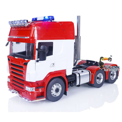 TOUCAN RC HOBBY LESU 1/14 RC Car 6X6 RTR Remote Control Tractor Truck Metal Chassis Sounds Light