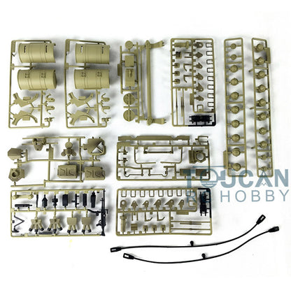 TOUCAN RC HOBBY Heng Long 3908 Plastic Parts Bag Idlers Sprockets Road Wheels Tracks Decoration Decal for 1/16 Scale British Challenger II RC Tank