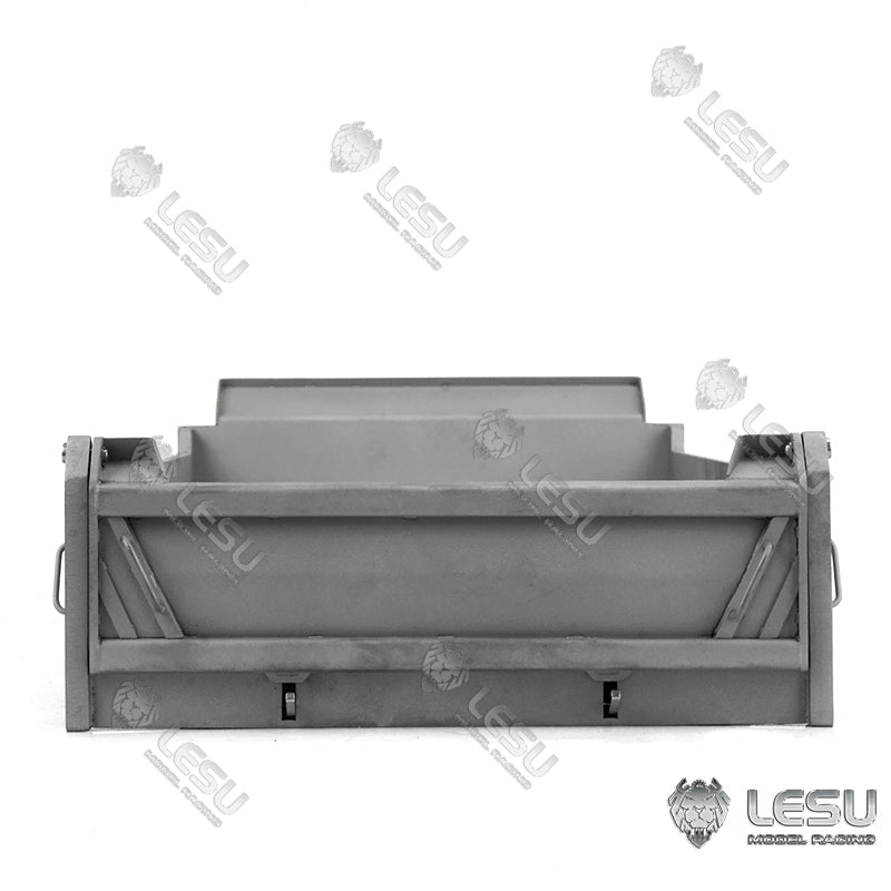 TOUCAN RC HOBBY Metal Car Hopper Bucket Box Accessory Part for 1/14 LESU 4*4 TGS Radio Controlled Dumper Tractor Truck TAMIIYA DIY Cars Model