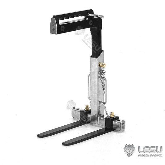 TOUCAN RC HOBBY LESU Metalual Balance Fork Hydraulic Rotary Cylinder Hook Suitable for 1/14 RC Crane Dumper Truck DIY Models