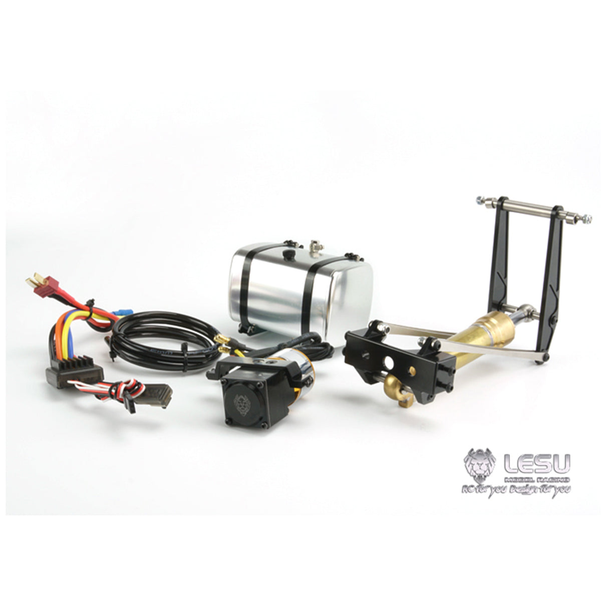 TOUCAN RC HOBBY LESU Hydraulic Oil Cylinder Metal Rack for 1/14 RC Dumper Truck Car Model DIY Remote Controlled Construction Vehicles 700