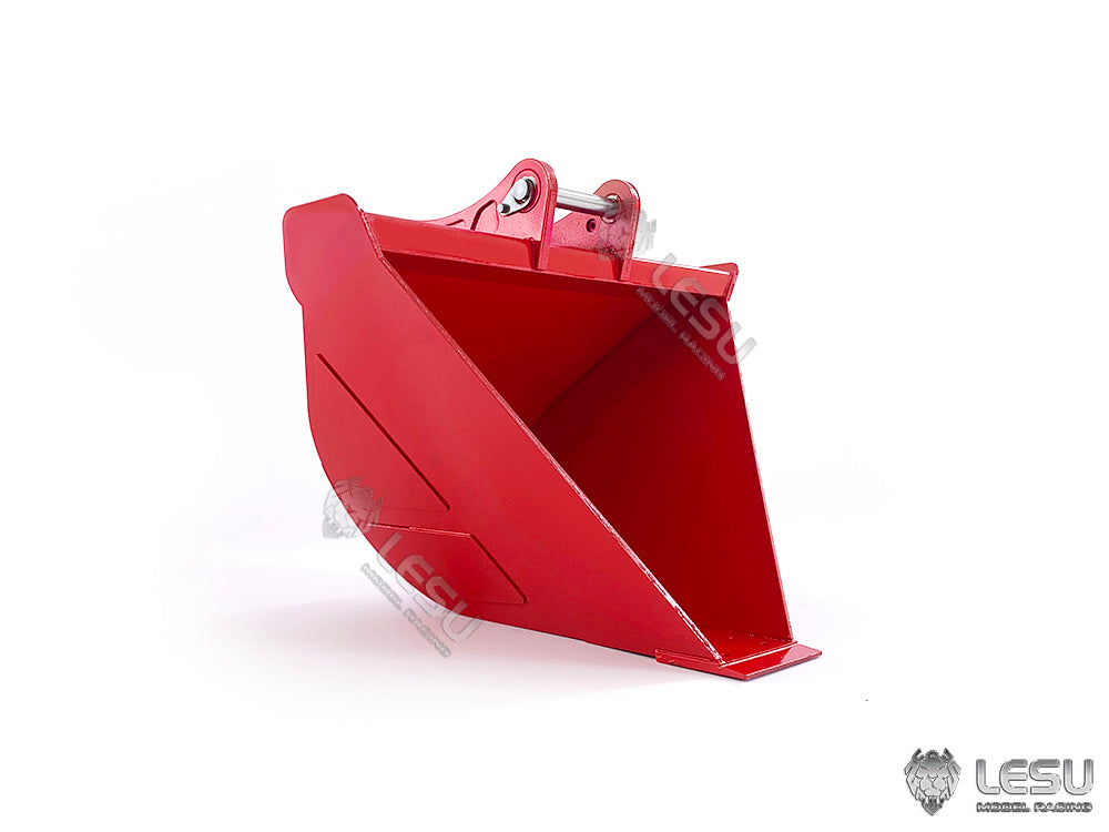 TOUCAN RC HOBBY LESU Curved Blade Painted Metal Ripper Grille Narrow Bucket Unpainted Tree Digging Tool Rack for 1/14 RC Hydraulic ET35 Excavator DIY Model Parts