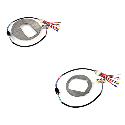 TOUCAN RC HOBBY Metal 360 Degrees Small Big Rotating Gear Electric Slip Ring 12P for 1/16 Heng Long 6.0 Radio Controlled RTR Ready-To-Run Tank Model