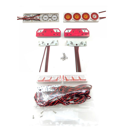 TOUCAN RC HOBBY Degree Rear Light Taillight Tail Lamp 5V Universal for 1:14 Scale TMY RC Tractor R620 1851 3363 56360 LESU Truck DIY Project