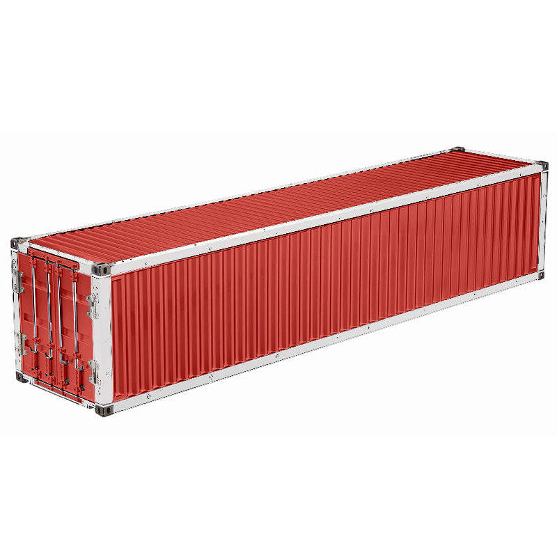 TOUCAN RC HOBBY HHRC 3Axles Metal Chassis 40ft 874*182*193mm Painted Container for Radio Controlled 1/14 TAMIlYA Truck Trailer DIY Cars Model
