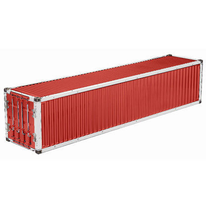 TOUCAN RC HOBBY HHRC 3Axles Metal Chassis 40ft 874*182*193mm Painted Container for Radio Controlled 1/14 TAMIlYA Truck Trailer DIY Cars Model