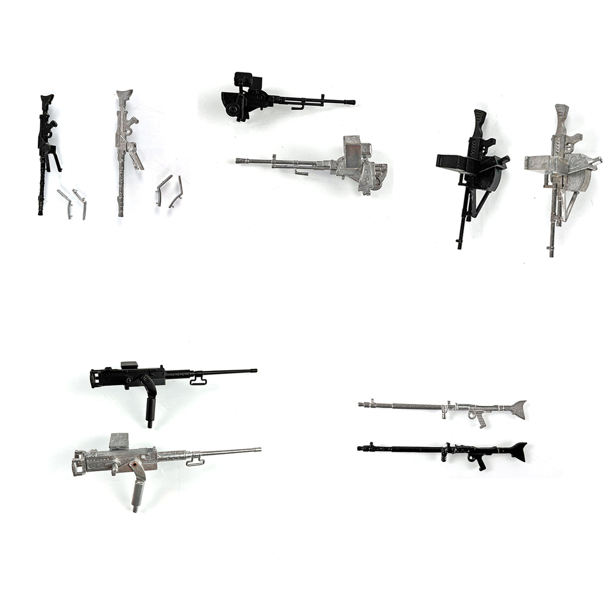 TOUCAN RC HOBBY Metal Machine Gun for Heng Long 1/16 3898 Sherman 3918 M1A2 Panzer III 3848 King Tiger 3888A Chinese 3899A Challenger 3908 RC Tank