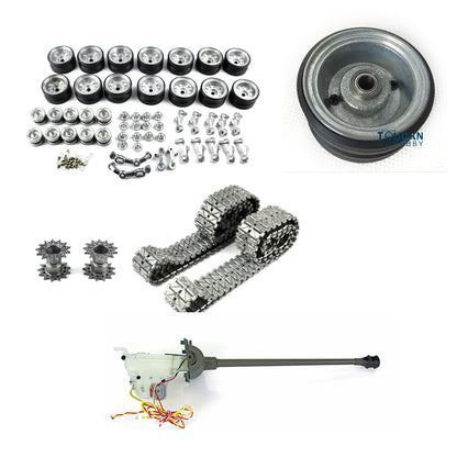 TOUCAN RC HOBBY Heng Long 1/16 Scale M26 Pershing RC Tank 3838 Metal Tracks Sprockets Idler Road Wheels Recoil Barrel BB Unit Shockable Suspension Bars