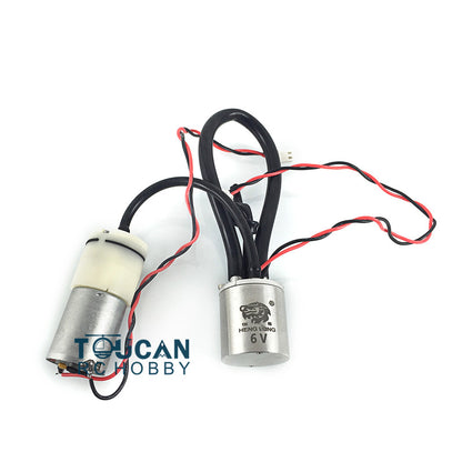 TOUCAN RC HOBBY Heng Long 1/16 Scale Metal Smoking Gearbox for TK6.0S 7.0 7.1 Version Remote Control Tank Upgrade Metal Parts Gearbox Unit 6V