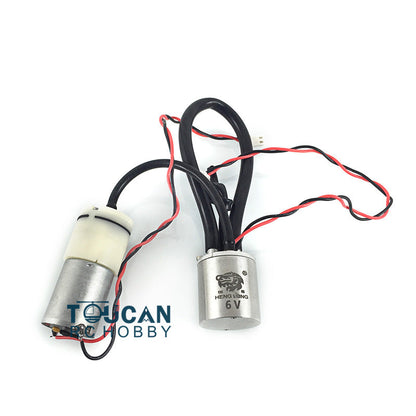 TOUCAN RC HOBBY Heng Long 1/16 Scale Metal Smoking Gearbox for TK6.0S 7.0 7.1 Version Remote Control Tank Upgrade Metal Parts Gearbox Unit 6V
