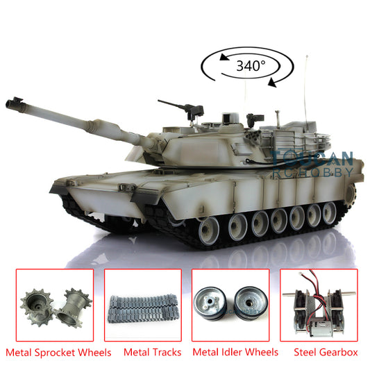 TOUCAN RC HOBBY 1/16 Maßstab 7.0 2.4Ghz Heng Long USA M1A2 Abrams RTR RC Panzer 3918 Modell 340 Turm Panzerfahrzeug Chassis Oberwanne