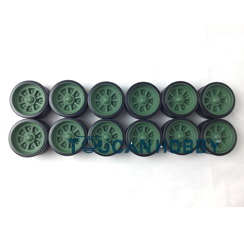 TOUCAN RC HOBBY Plastic Road Wheels Idlers Sprockets Tracks for Heng Long 1:16 Scale China ZTZ 99 3899 99A 3899A RC Tank Model DIY