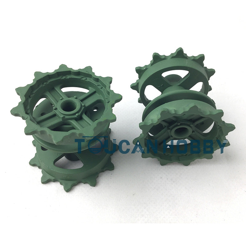 TOUCAN RC HOBBY Plastic Road Wheels Idlers Sprockets Tracks for Heng Long 1:16 Scale China ZTZ 99 3899 99A 3899A RC Tank Model DIY