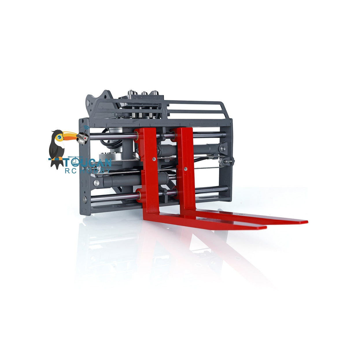 TOUCAN RC HOBBY Kabolite K970 100S Metal Hydraulic fork Spare Parts Attachments Suitable for Upgrade HUINA 1/14 K970 100S RC Excavator Trucks
