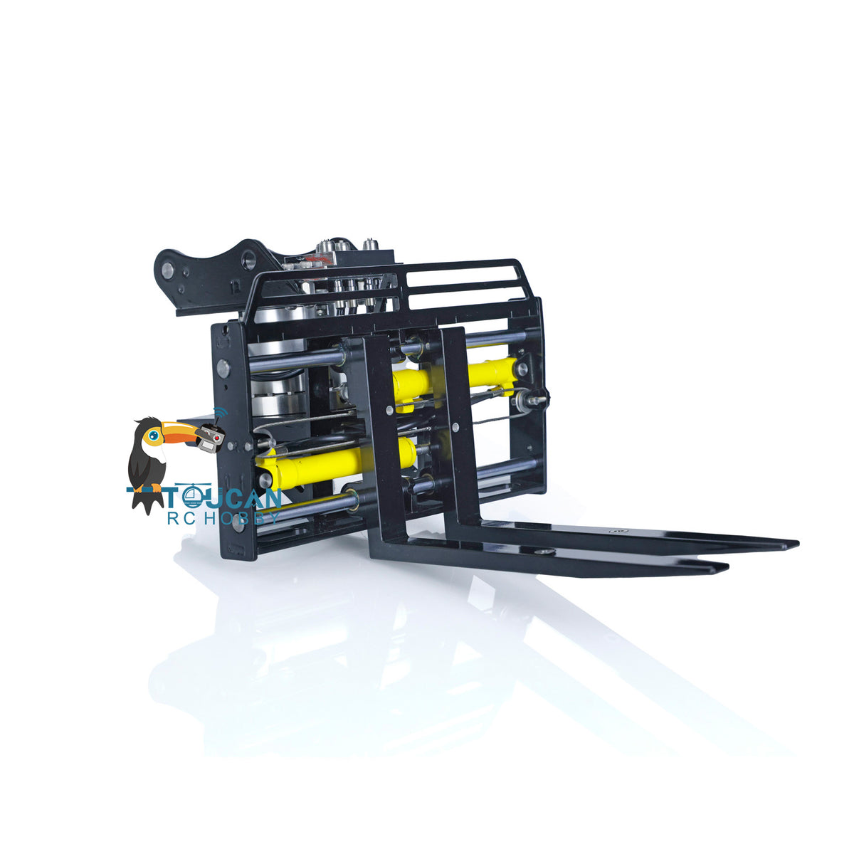 TOUCAN RC HOBBY Kabolite K970 100S Metal Hydraulic fork Spare Parts Attachments Suitable for Upgrade HUINA 1/14 K970 100S RC Excavator Trucks