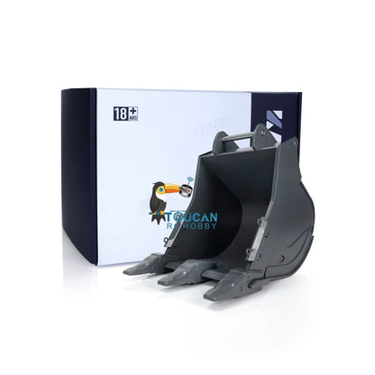 TOUCAN RC HOBBY HUINA Metal Bucket Attachments Upgrade Parts for Kabolite 1/14 Scale K970 100S Hydraulic Excavator DIY Remote Control Model