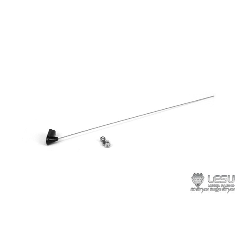 TOUCAN RC HOBBY LESU Metal Simulation Cabin Roof Antenna 115mm for 1/14 RC Tractor Truck R470 R620 R730 DIY Car 6x6 8*8 Model
