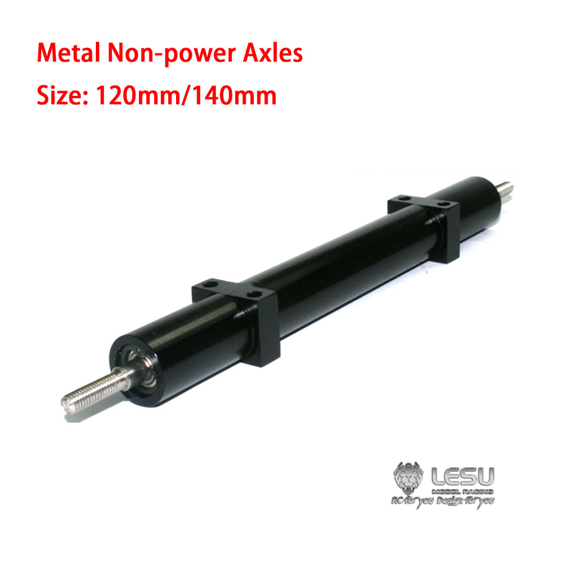 TOUCAN RC HOBBY LESU Metal Non-power Axles CNC Accessory Part for DIY 1/14 TAMIIYA Radio Controlled Tractor Truck Trailer Vehicle Cars Model