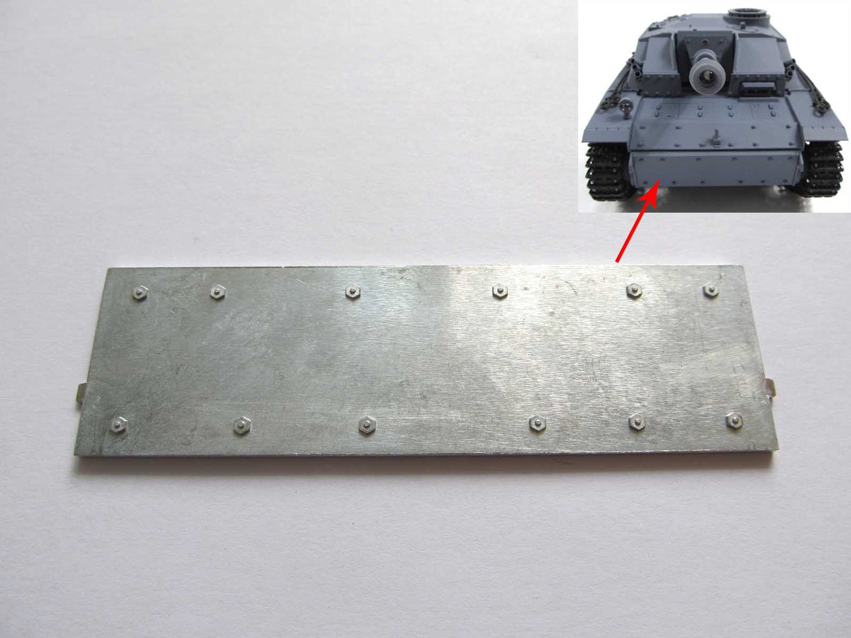 TOUCAN RC HOBBY 1/16 Mato Radio Controlled RTR Tank German Stug III Metal Aerial Mount Turret Side Handrail Cupola Front Plate Barreltlet Part
