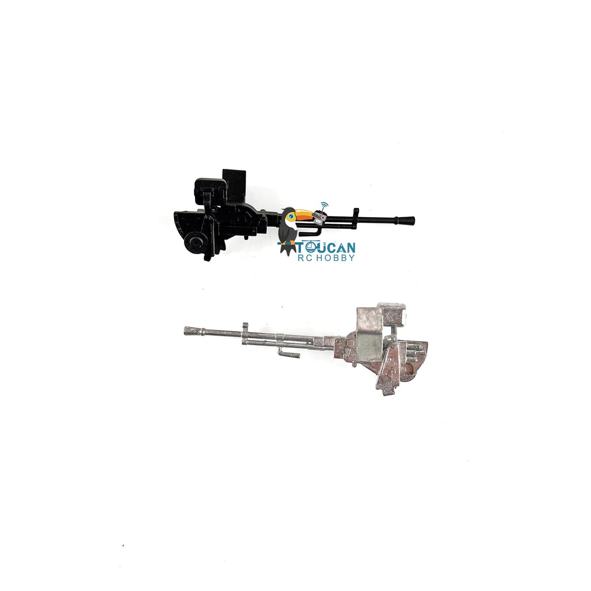 TOUCAN RC HOBBY Metal Machine Gun for Heng Long 1/16 3898 Sherman 3918 M1A2 Panzer III 3848 King Tiger 3888A Chinese 3899A Challenger 3908 RC Tank