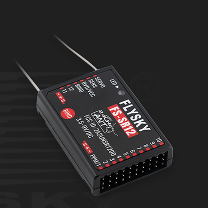 TOUCAN RC HOBBY FLYSKY FS-SR8 12CH 2.4G ANT 8CH Receiver for FS-ST8 Radio Transmitter RC Airplane Car Boat DIY Part Accessories