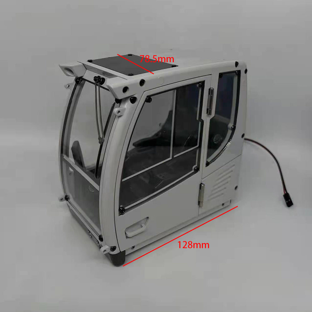 TOUCAN RC HOBBY XDRC Metal Sieve Bucket Claw Grab LED Lights Ripper Scarifier Shear for 1/14 L945 RC Hydraulic Excavator Digger Heavy Construction Cars